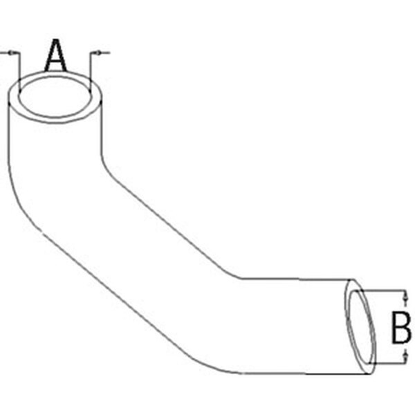 Aftermarket Radiator Hose - Lower Fits Massey Ferguson 6280 4235 4225 4270 6290 6270 4245 42 3801168M1 - main